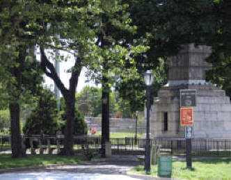 View of the cannon ball park